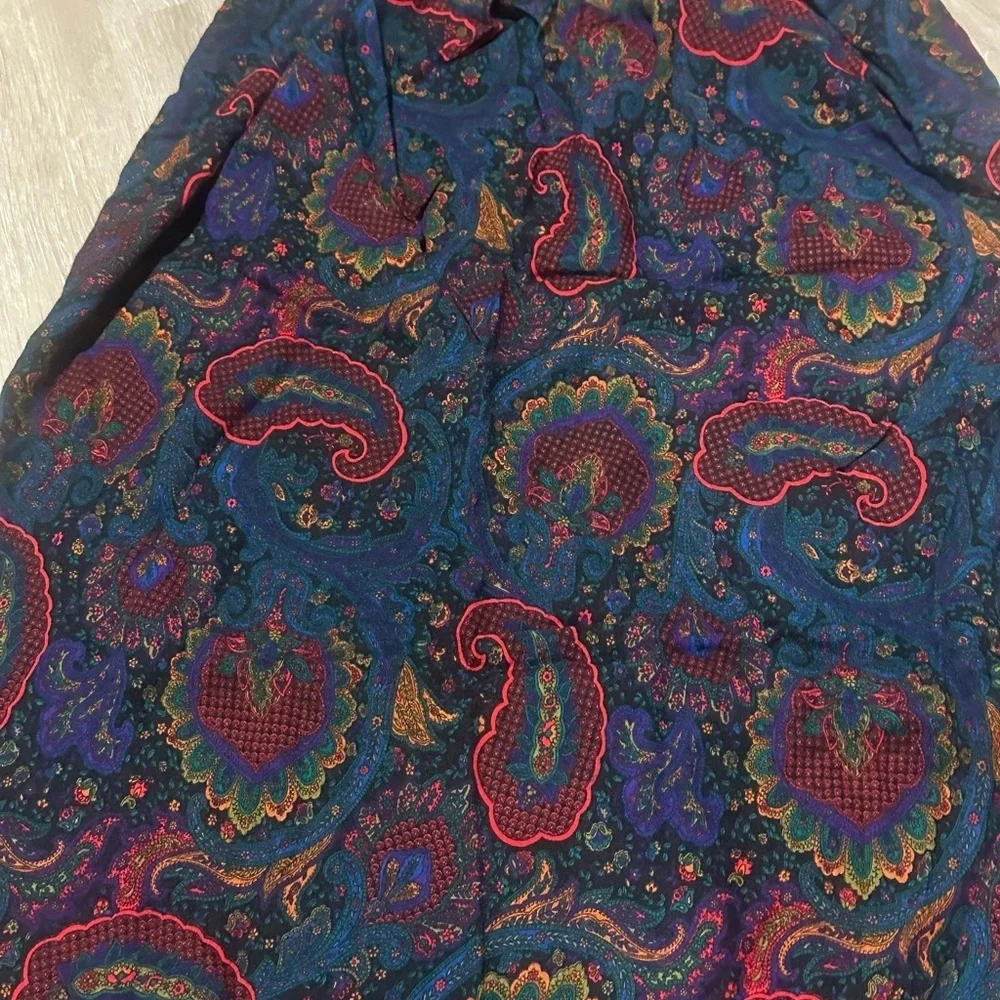Vintage Paisley Patterned Maxi Skirt size XS\S (see measurements)